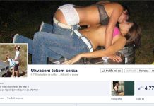 Nova Facebook stranica: „Uhvaćeni tokom seksa“