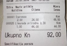 Pokvareni dubrovački ugostitelji: limunada – 44 kune!