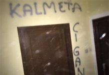 Osvanuo grafit na zidu zadarskog HDZ-a: „Kalmeta cigan“