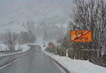 Snijeg pada u Lici, do kraja dana stiže i u ostale krajeve Hrvatske