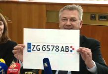 Ministar Ostojić: Na novim registarskim oznakama ostaje hrvatski grb