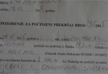 Zbog opomene za vrijeđanje prometnom redaru Skaki prijeti stegovni postupak!