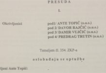 Vrhovni sud oslobodio vlasnika Olme d.d. Antu Topića, Davora Rajčića, Damira Vujčića i Predraga Trutina