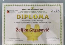 Željko Grgasović iz Makarske predstavit će svoje maslinovo ulje u New Yorku!