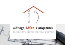 Udruga MIKE i umjetnici za obnovu doma obitelji Pervan u Kokorićima