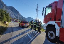 FOTO Veliki požar u Podgori jutros gasilo 70 vatrogasaca!