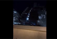 FOTO/VIDEO Olujna bura izbacuje vodu iz bazena hotela Meteor na šetnicu