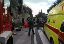 FOTO Prometna nezgoda u Tučepi – u tijeku policijski očevid