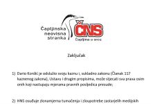 HNS odbio zaključke Pere Previšića o medijskim napadima iz Sarajeva i traljavom radu pravosuđa u slučaju generala Šantića