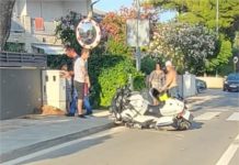 Neoprezni policajac na motoru skrivio prometnu nezgodu na Viru