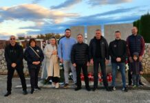 Izaslanstvo HSP AS među prvima u Škabrnji