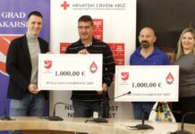 Svim muškarcima koji su dali krv 100 i više puta te ženama koje su dale krv 75 puta, Grad Makarska nagrađuje sa 1.000 €