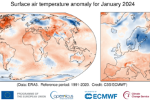 Copernicus: 2024. godine svijet je doživio najtopliji siječanj u povijesti mjerenja