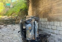 FOTO Izvučen automobil koji je izgorio u Krvavici