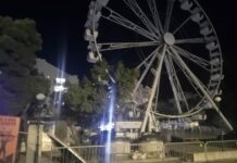 UMALO TRAGEDIJA Odlomio se dio panoramskog kotača u Makarskoj!