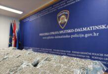Na području Kaštela oduzeto 40 kilograma marihuane, uhićena trojica muškaraca