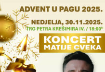 Advent u Pagu otvara Matija Cvek