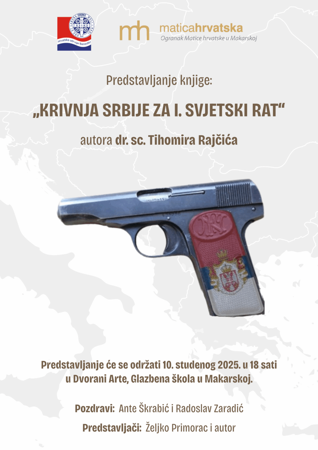PLAKAT - KRIVNJA SRBIJE ZA I. SVJETSKI RAT MAKARSKA
