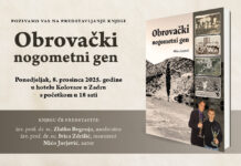 NAJAVA „Obrovački nogometni gen“ autora Miće Jurjevića