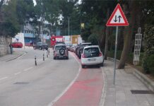 FOTO KRITIKA Biciklistička staza na Franjevačkom putu bila je promašaj!