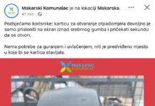 Izazov za korisnike Makarskog komunalca: kako prisloniti karticu umjesto guranja kao u bankomat