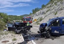 Teška prometna nesreća, tunel Sv.Ilija zatvoren!