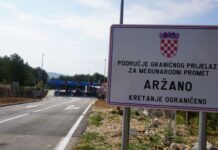 Granični prijelaz Aržano zatvoren zbog prometne nesreće