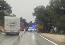 FOTO Prometna nezgoda kod Baške Vode