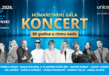 80 godina djelovanja UNICEF obilježava humanitarnim koncertom u Lisinskom