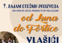 9. Sajam otočnih proizvoda „Od Luna do Fortice” – Vlašići, otok Pag, 26. srpnja 2026.