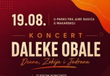 Koncert grupe “Daleka obala” u organizaciji studenata Makarske rivijere