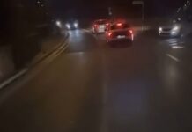 VIDEO Divljak na romobilu pretjecao automobile na Viru i naletio na pješaka