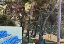 FOTO/VIDEO Teniski centar u Makarskoj sramotno zapušten, u Valamaru kažu da nije