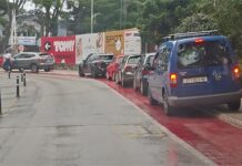 FOTO KRITIKA Pored 20 minuta besplatnog parkiranja na Osejavi, mnogima je draža biciklistička staza kod GSC-a